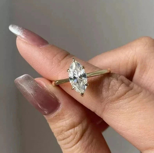 1ct marquise cut natural - marquise,