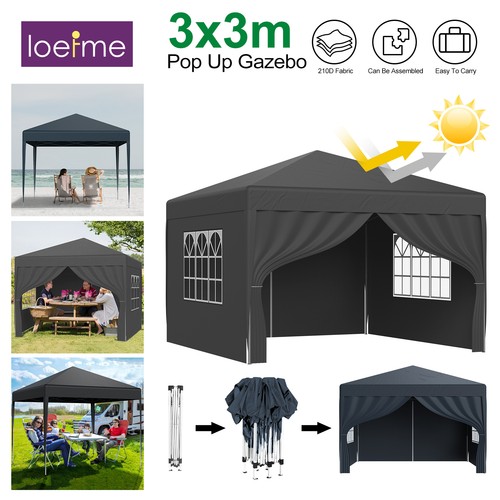 Loefme pop gazebo 2x2 3x3m - gazebo, 2x2/3x3m