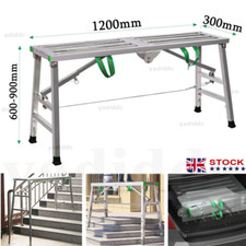 Plasterers working Folding Adjustable Work Platform Hop Up 60CM-90CM