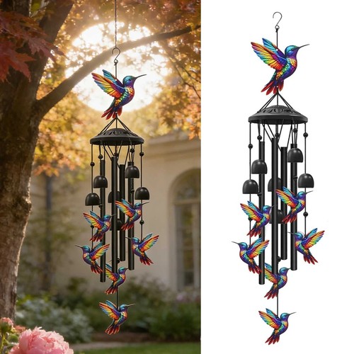 Large hummingbird wind - large, chimes