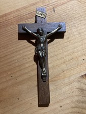 Antique Wooden Crucifix Cross