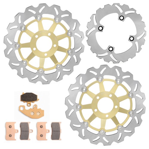 Front rear brake discs - front, pads