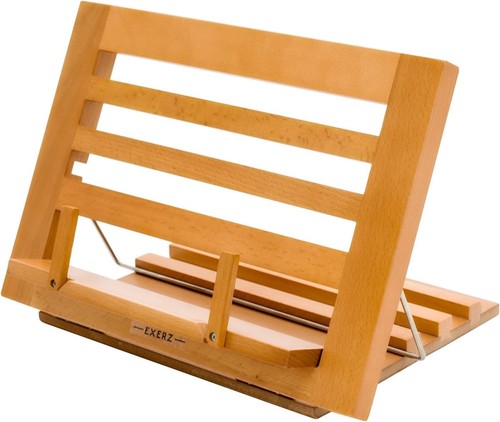Wooden cook book stand - book, recipe