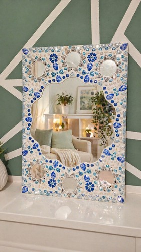 Handmade mosaic wall mirror - mosaic,