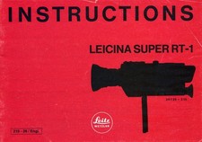 Leica Leicina Super RT-1 Instruction Manual