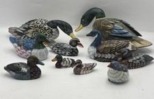 Lot Of 10 Painted Ducks