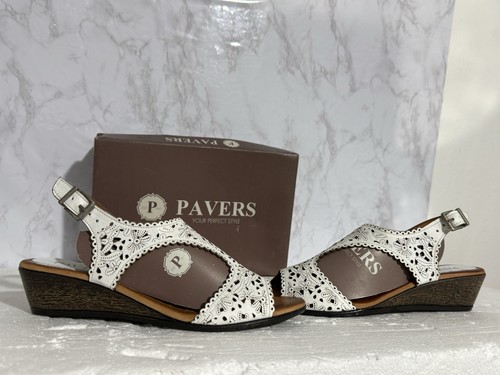 Pavers white strappy - white, sandals
