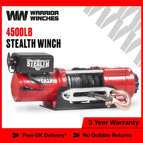 Stealth electric winch - electric, 4500lbs