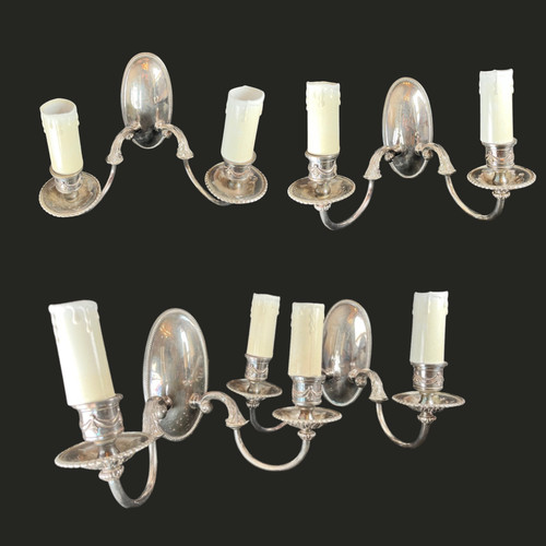 Set antique wall sconce - antique,