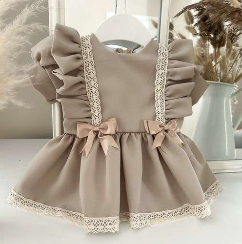 Baby girls beige spanish dress - baby,
