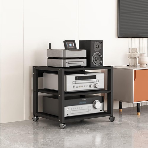 Stereo rack tier black - rack,