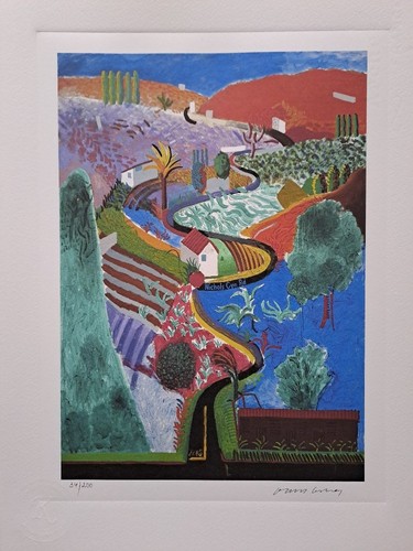 David hockney signed nichols - -,