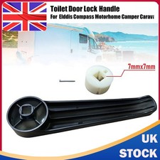 Toilet Door Handle Black For