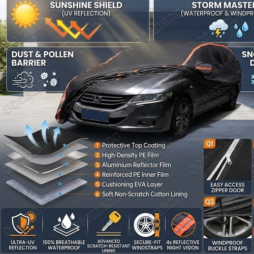 Waterproof layer car cover - 6,