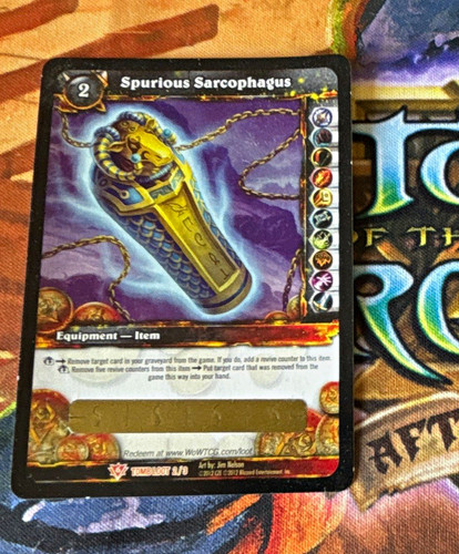 Blizzard wow tcg - tcg, spurious