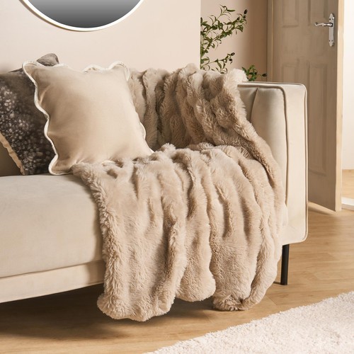 Ohs throw bubble faux fur - throw,