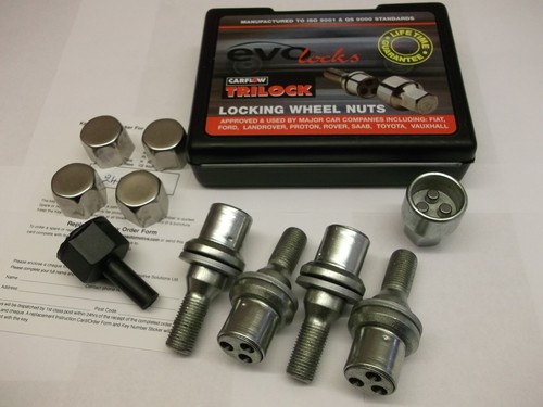 Locking wheel nuts - fit, peugeot