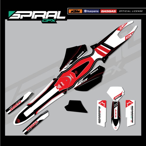 Custom trials graphics kit - kit, gas