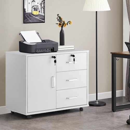 White office filing - white,