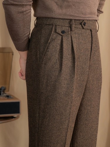 Mens tweed suit - suit, pants