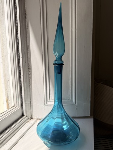 Vintage empoli glass aqua - empoli, blue