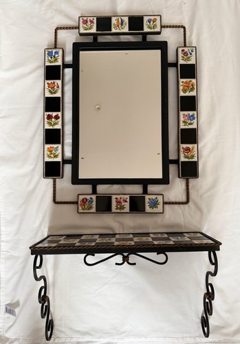 Vintage framed wrought iron - framed,