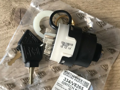 Jcb ignition switch - switch, genuine