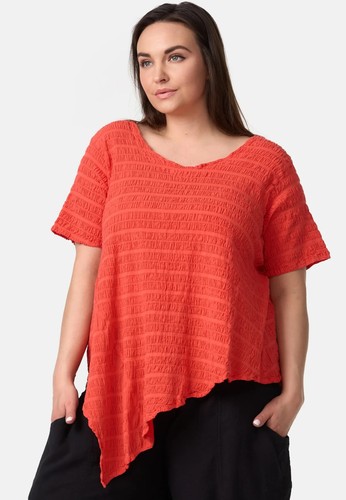 Kekoo tunic lagenlook pointed