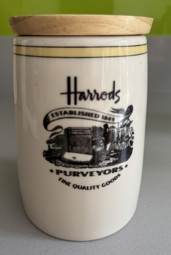 Harrods ceramic tea storage - tea,