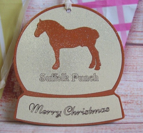 Suffolk punch horse - punch, christmas