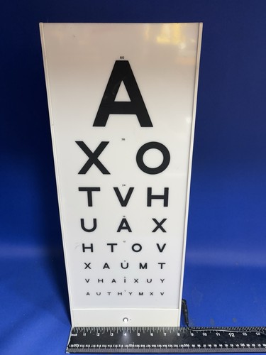 Opticians eye test chart - test,