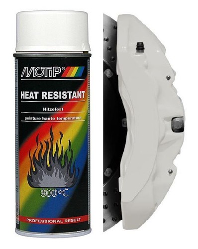 Matt white brake caliper paint - matt,