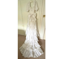 Vintage 1980's Wedding Dress