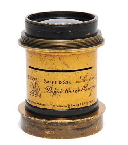 Vintage brass lens rapid x - brass,