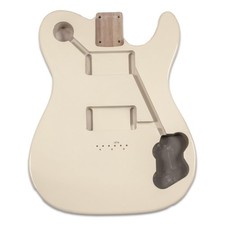 Telecaster Deluxe Compatible Guitar Body Olympic White