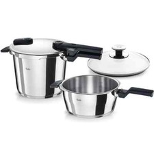 Fissler pressure cooker set 4