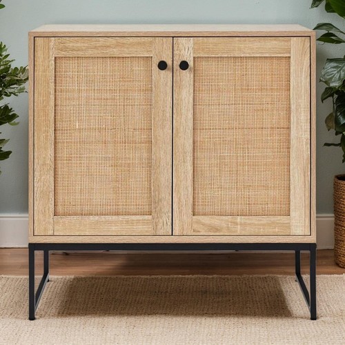 Buffet storage cabinet rattan - storage,