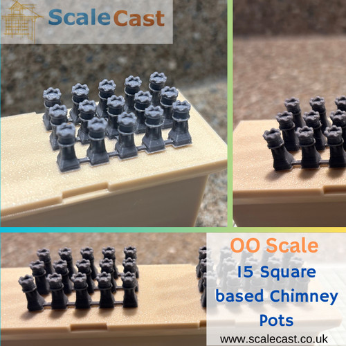 Set square base chimney - set,