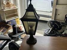 Outside Light Sits On A Wall