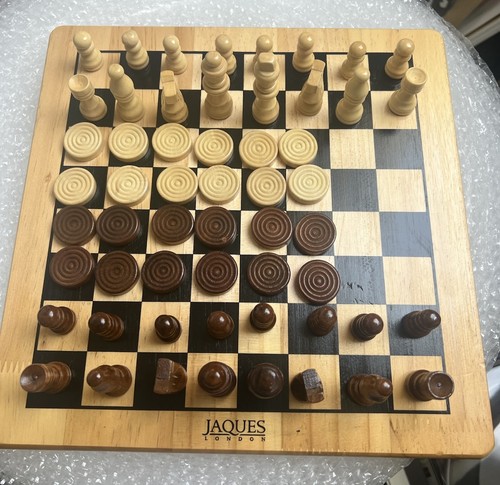 Jaques london wooden chess - wooden,