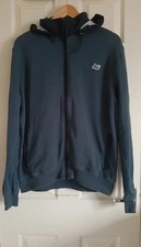 Weekend Offender cotton navy hooded jacket - Size M