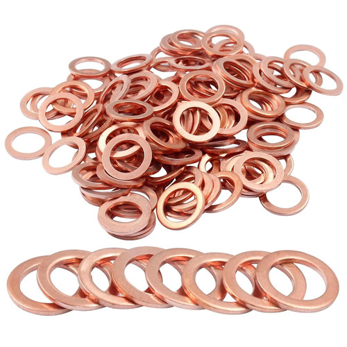 Metric copper sealing washers - copper,