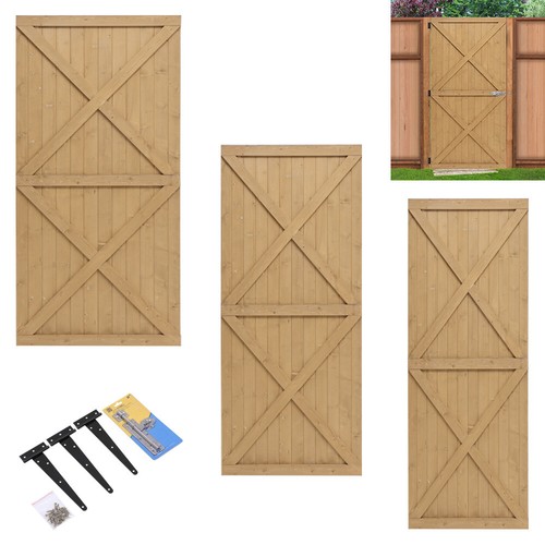 Wooden garden gate flat top - garden,