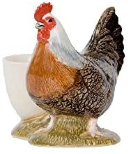 Quail ceramics egg cup - quail,