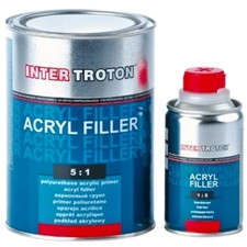 1L HS 5:1 Black Filler Primer 2K Acrylic Primer Filler Harder Troton 
