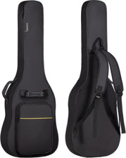 CAHAYA Electric Guitar Bag Gig Bag 6Mm Padding Backpack Padded Soft Guitar Case 