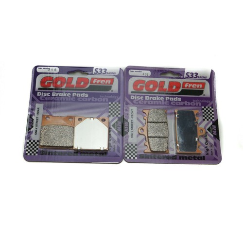 Goldfren s33 brake pads - brake, front