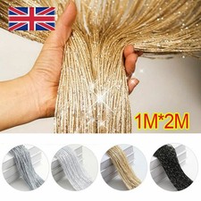 Glitter String Curtain Panels