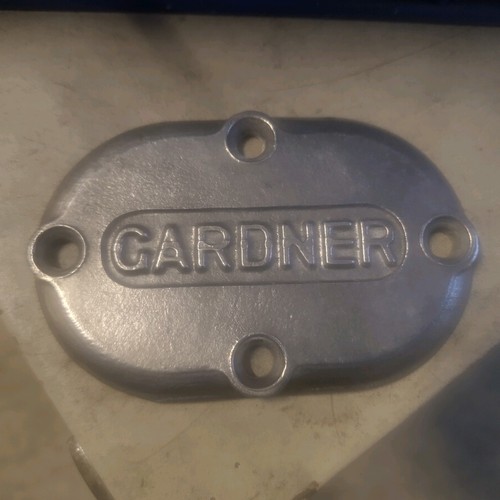 Gardner engines side - engines, plate