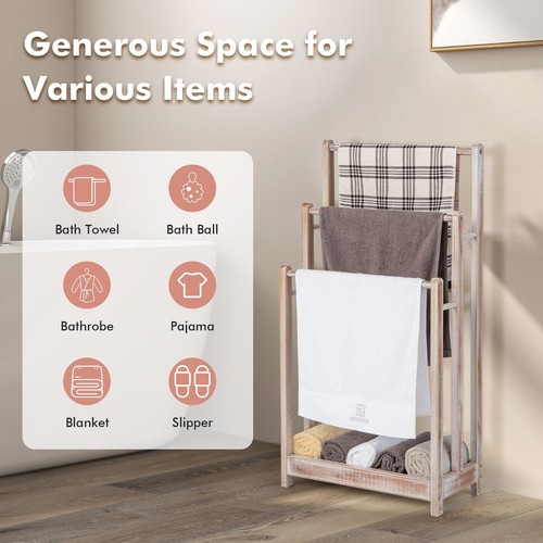 Tier wooden towel - 3-tier,